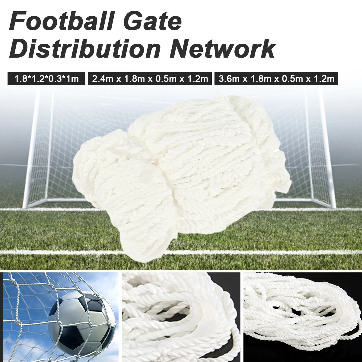 Soccer Goal Net Outdoor Training Football Door Netting Professional Practice Supplies For Soccer Goal Post Junior Sport Training